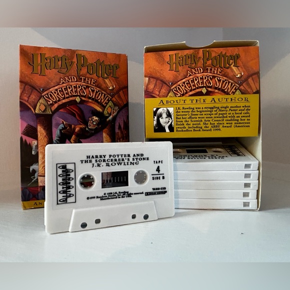 Lot of HARRY POTTER audiobooks cassette tapes and cd books 1,2,3,4,6,7 Hogwarts - Picture 4 of 16